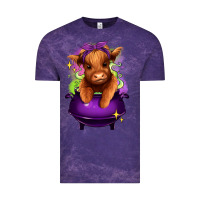 Cloud Purple Halloween Heifer Vintage Tee - RanaPortraitStore