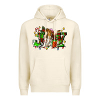 Tofu joy with baby cow and christmas gifts mistletoe Premium Hoodie - AdoDesignShop