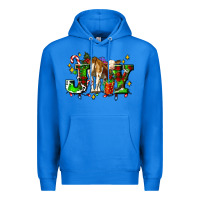 True Royal joy with baby cow and christmas gifts mistletoe Premium Hoodie - AdoDesignShop
