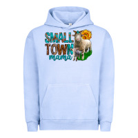 Pigment Grape Ice Small Town Mama With Sheeps Urban Hoodie - BundleAndBundleShop