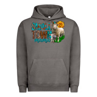 Pigment Tornado Small Town Mama With Sheeps Urban Hoodie - BundleAndBundleShop