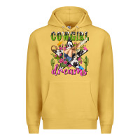 Antique Gold western rodeo cowgirl dreams Premium Hoodie - NancyCooperArtShop