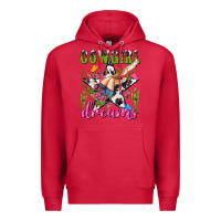 Cardinal western rodeo cowgirl dreams Premium Hoodie - NancyCooperArtShop