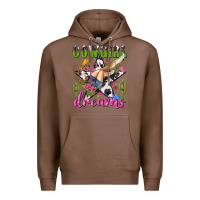 Chestnut western rodeo cowgirl dreams Premium Hoodie - NancyCooperArtShop
