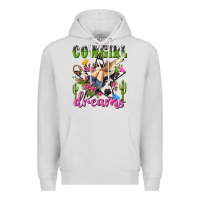 Dove Grey western rodeo cowgirl dreams Premium Hoodie - NancyCooperArtShop