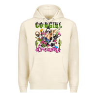 Tofu western rodeo cowgirl dreams Premium Hoodie - NancyCooperArtShop