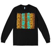 Black Western Brushstrokes Long Sleeve Tee - texasbilliewilder