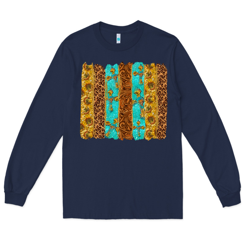 Western Brushstrokes Long Sleeve Tee by texasbilliewilder | Teevron