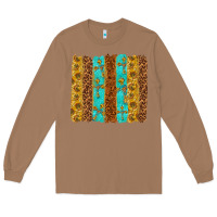 Toasted Coconut Western Brushstrokes Long Sleeve Tee - texasbilliewilder