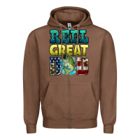 Chestnut reely great dad Zipper Hoodie - HRA Design Shop
