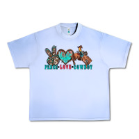 Grape Ice peace love cowboy Urban Heavy Tee - Zillion Design Studio