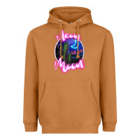 Meerkat neon moon Heavyweight Hoodie - JahusDesignShop