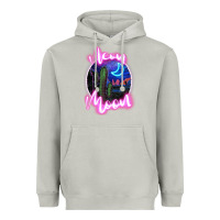 Moon Dust neon moon Heavyweight Hoodie - JahusDesignShop