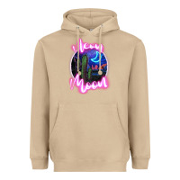 Mushroom neon moon Heavyweight Hoodie - JahusDesignShop