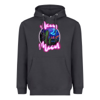 Smoke neon moon Heavyweight Hoodie - JahusDesignShop