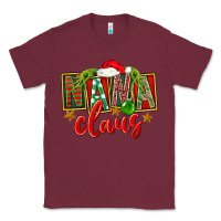 Burgundy christmas nana claus Classic Tee - FaDigitalArtStudio