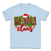 Dusty Blue christmas nana claus Classic Tee - FaDigitalArtStudio