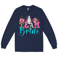 Navy team bride Long Sleeve Tee - Zillion Design Studio