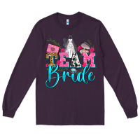 Plum team bride Long Sleeve Tee - Zillion Design Studio