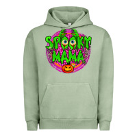 Pigment Oil Green Spooky Mama Urban Hoodie - BundleAndBundleShop
