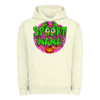 Pigment Pistachio Spooky Mama Urban Hoodie - BundleAndBundleShop