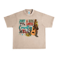 French Oak just a girl who loves country music Urban Heavy Tee - Zillion Design Studio