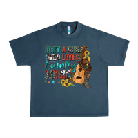 Midnight Navy just a girl who loves country music Urban Heavy Tee - Zillion Design Studio
