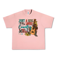 Salmon just a girl who loves country music Urban Heavy Tee - Zillion Design Studio