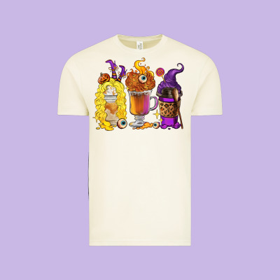 Vintage Tee Halloween hocus pocus coffee cups