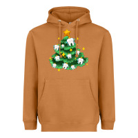 Meerkat Christmas tree with teeth Heavyweight Hoodie - AdoDesignShop