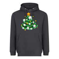 Christmas Tree With Teeth Heavyweight Hoodie | Teevron