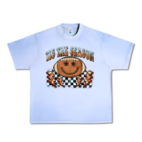 Grape Ice tis the season football smiley face Urban Heavy Tee - BarkalooDesign