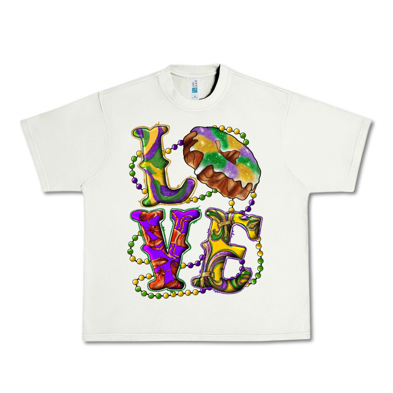 Mardi Gras Love With King Cake Urban Heavy Tee by RanaPortraitStore | Teevron
