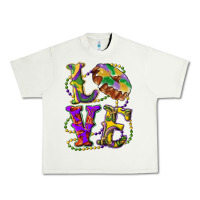 Pistachio Mardi Gras Love With King Cake Urban Heavy Tee - RanaPortraitStore