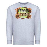 Heather Grey tennis mom Premium Sweatshirt - AdoDesignShop