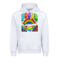 White Western Proud Mom Urban Hoodie - BundleAndBundleShop