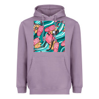 Lavender nurse slippers seamless pattern Heavyweight Hoodie - BundleAndBundleShop