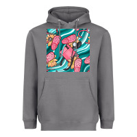 Storm nurse slippers seamless pattern Heavyweight Hoodie - BundleAndBundleShop