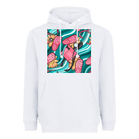 White nurse slippers seamless pattern Heavyweight Hoodie - BundleAndBundleShop
