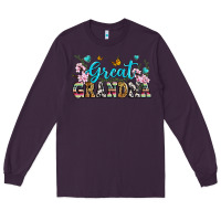 Plum great grandma Long Sleeve Tee - Zillion Design Studio
