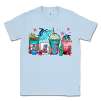 Dusty Blue turtle coffee cups Classic Tee - Zillion Design Studio
