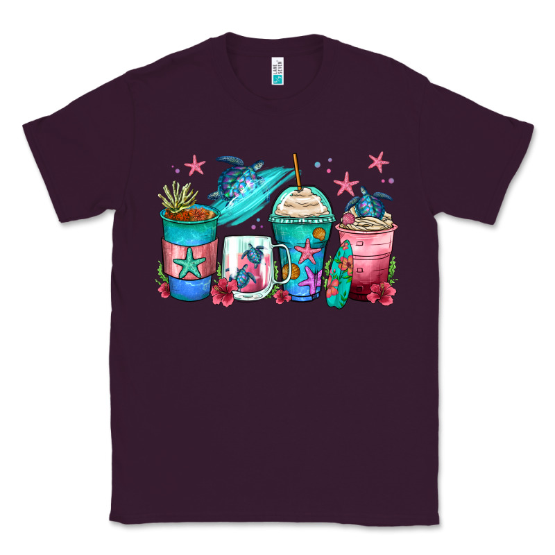 Turtle Coffee Cups Classic Tee by Zillion Design Studio | Teevron
