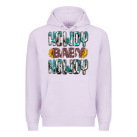 Lilac western howdy baby howdy Premium Hoodie - NancyCooperArtShop