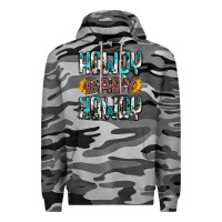 Slate Camo western howdy baby howdy Premium Hoodie - NancyCooperArtShop