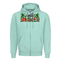 Hello Summer Zipper Hoodie | Teevron