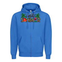 True Royal hello summer Zipper Hoodie - CowhideDigitalArt