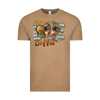 Vintage Coffee all you need is love coffee Vintage Tee - BarkalooDesign