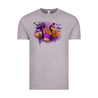 Vintage Zinc Halloween sneaker and heel afro woman Vintage Tee - RanaPortraitStore