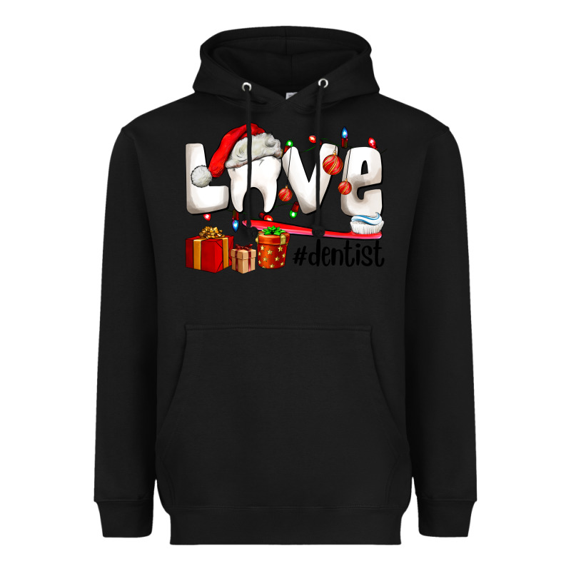Christmas Love  Dentist Heavyweight Hoodie by AdoDesignShop | Teevron