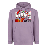 Lavender Christmas love  dentist Heavyweight Hoodie - AdoDesignShop